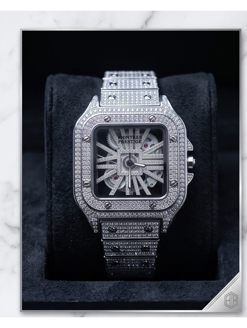 Montres prestige by INVICTA!! Lucent X-42mm crystal studded watch-gorgeous!